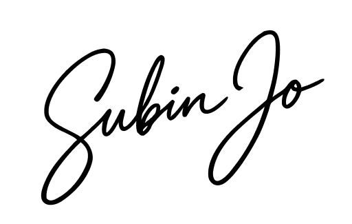 Subin Jo signature